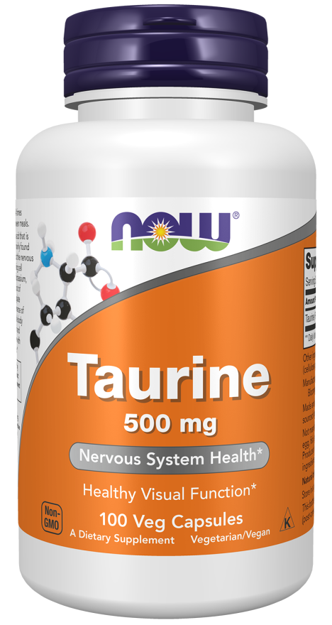 Taurine 500 mg Veg Capsules