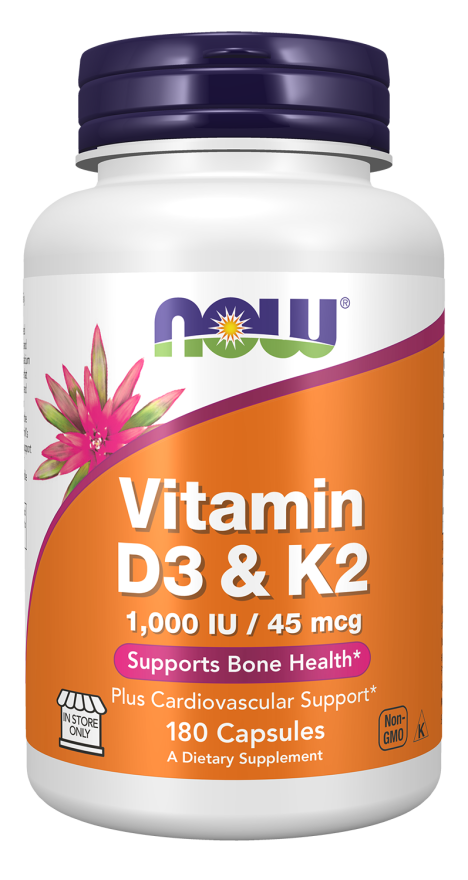 Vitamin D-3 & K-2 Capsules