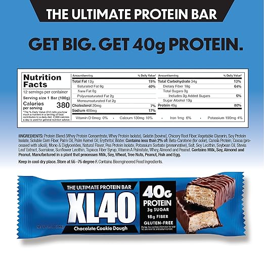 XL 40 Protein Bar