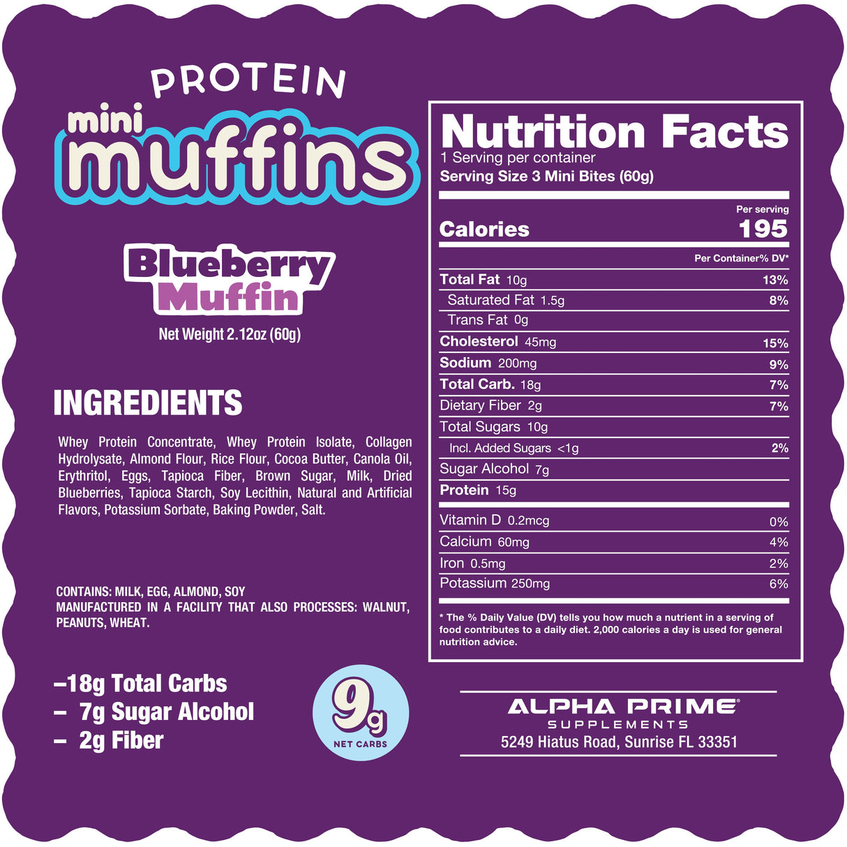 Alpha Prime Bites Muffin Minis