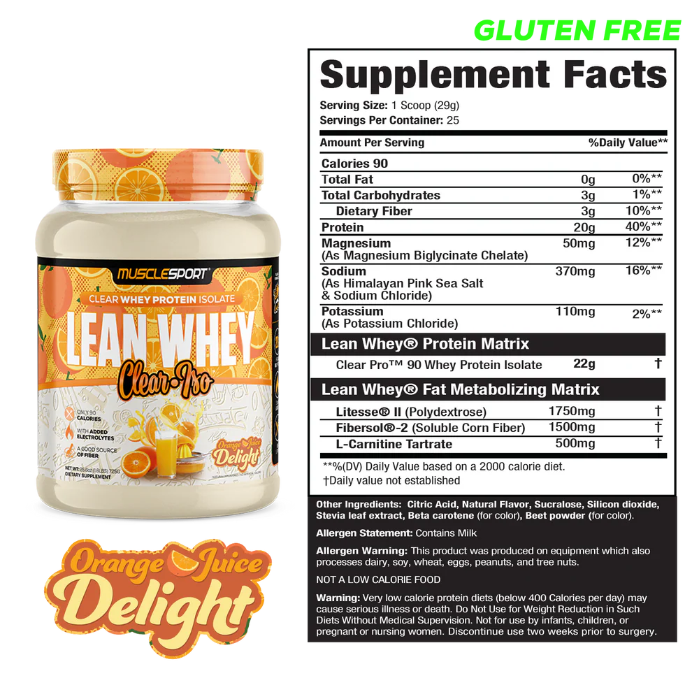 Lean Whey Clear Iso Protein