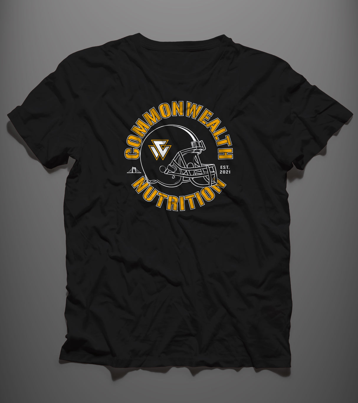 Black & Gold Team Logo Shirt