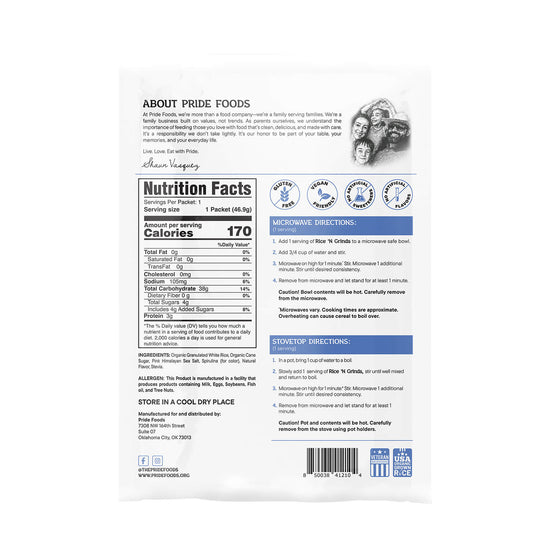 Rice 'N Grinds - Single Serving