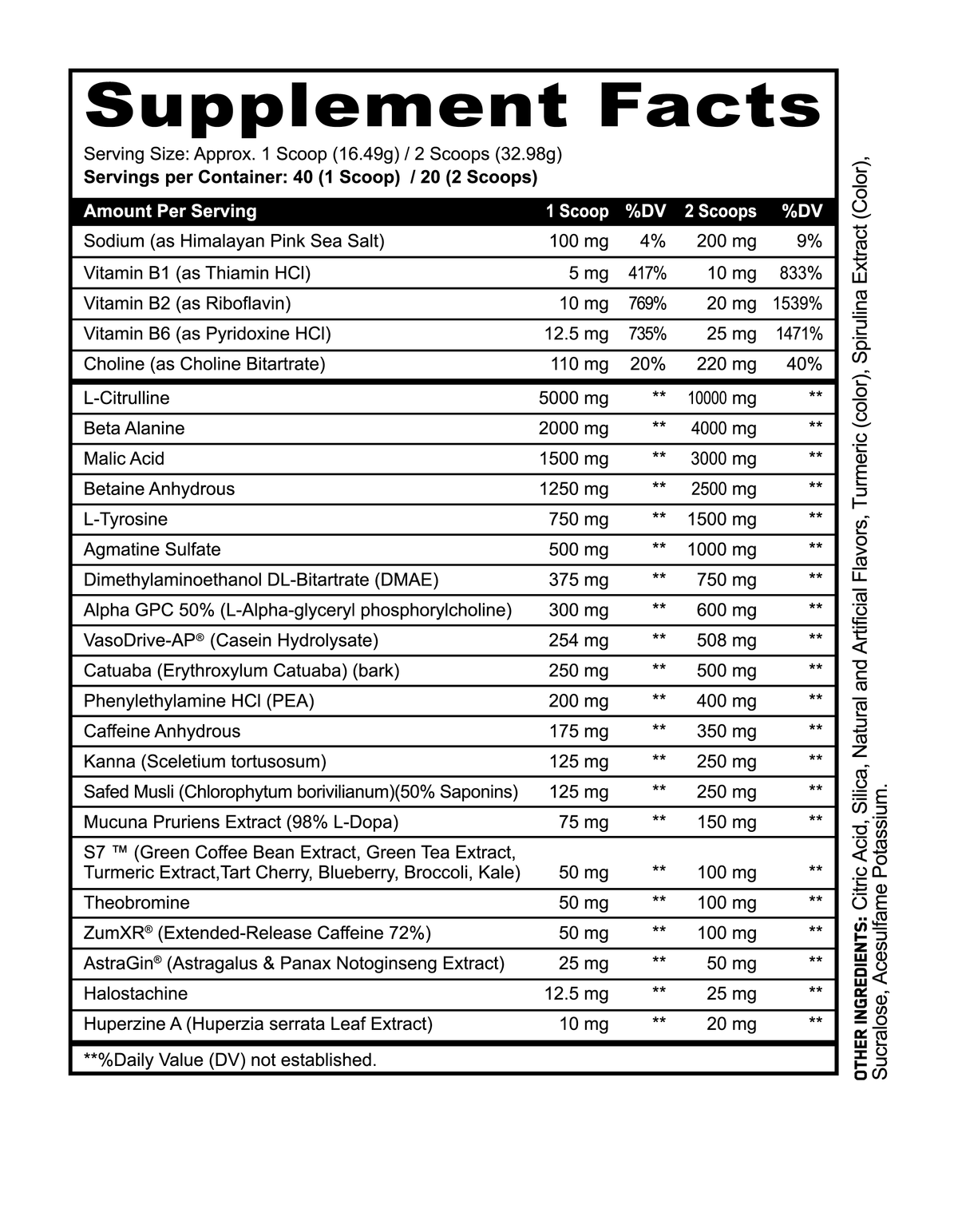 Savage Collab Pre-workout