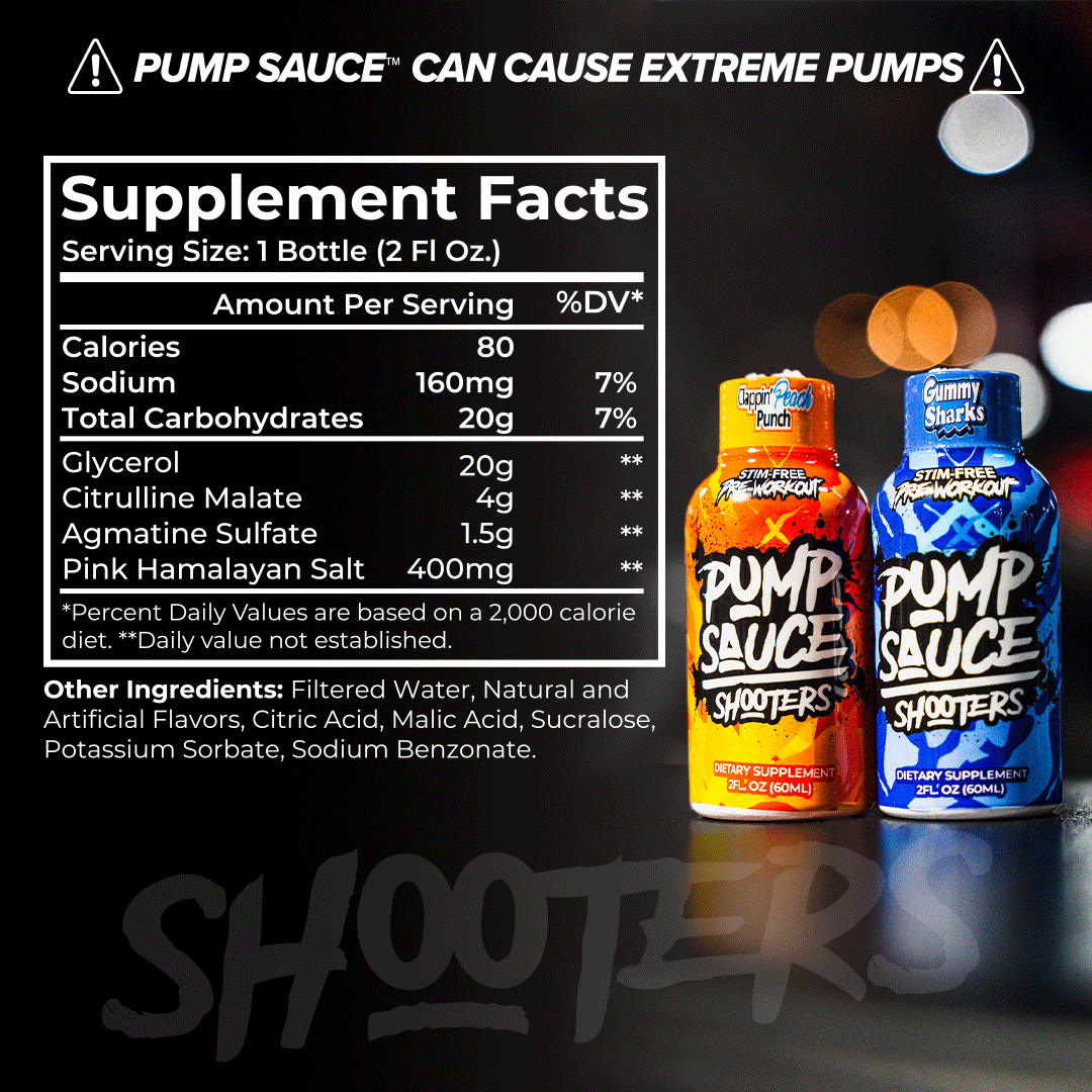 Pump Sauce Shooters