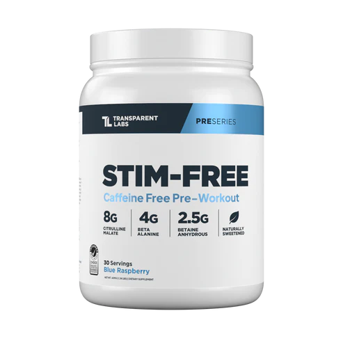 Stim Free Pre Workout (100% Caffeine Free)
