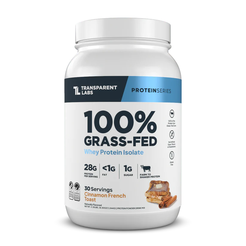 100% Grass-Fed Whey Protein Isolate