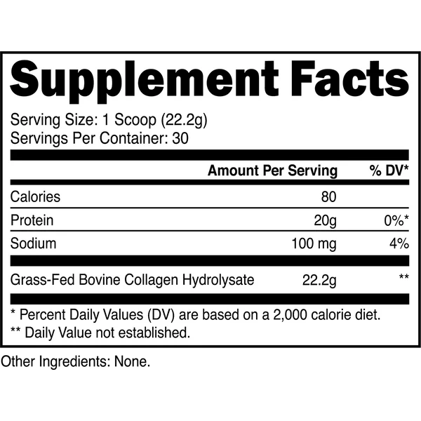 Grass-Fed Collagen - Collagen Peptides