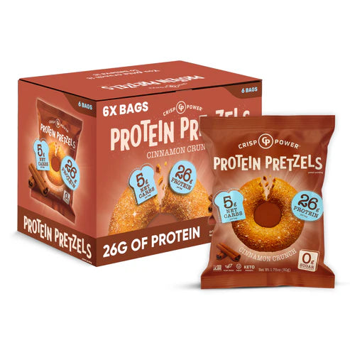 Crisp Power Protein Pretzels
