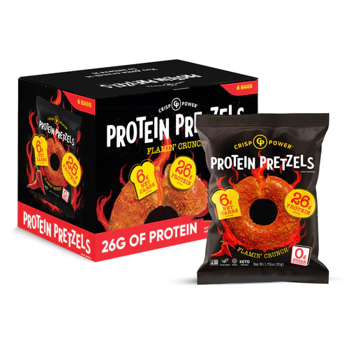 Crisp Power Protein Pretzels