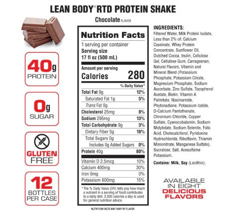 Lean Body Ready-to-Drink Protein Shake
