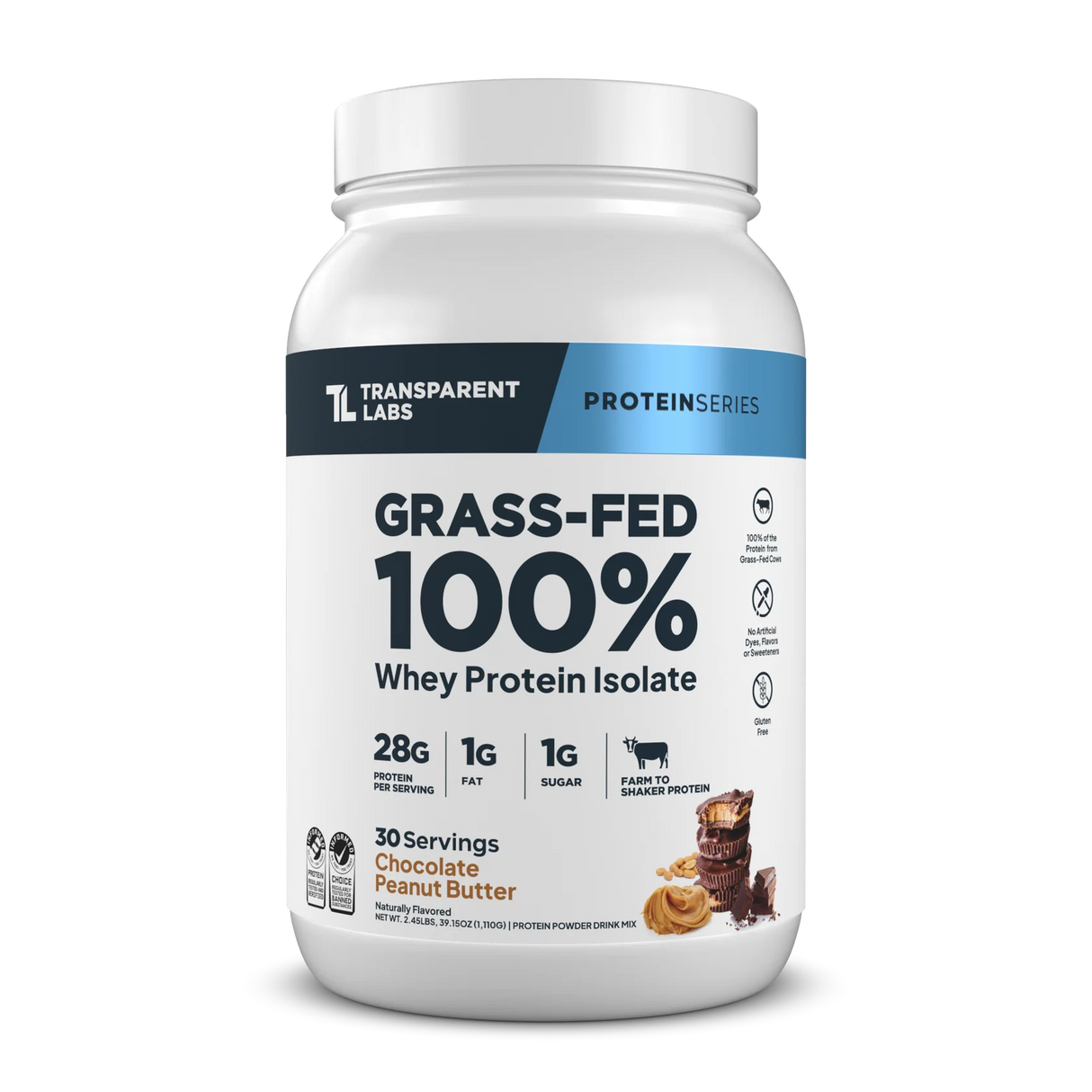 100% Grass-Fed Whey Protein Isolate