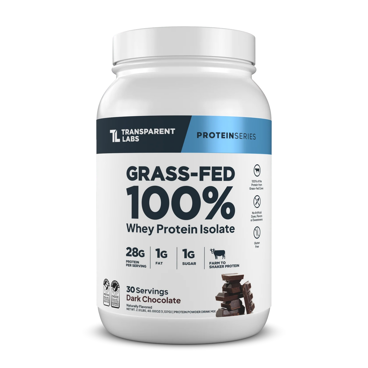 100% Grass-Fed Whey Protein Isolate