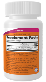 Vitamin D3 50,000 IU Softgels