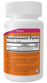 Vitamin D3 50,000 IU Softgels