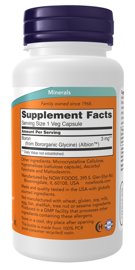 Boron 3 mg Veg Capsules