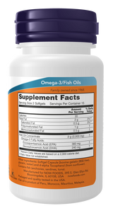 Omega-3 Fish Oil, Molecularly Distilled Softgels