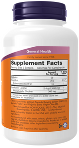 Sunflower Lecithin 1200 mg Softgels