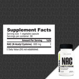 NAC (N-Acetyl-Cysteine) Capsules