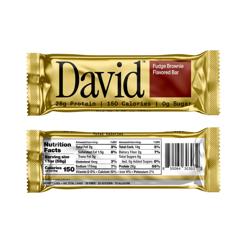 David Bar Scan Code David Bars – Commonwealth Nutrition