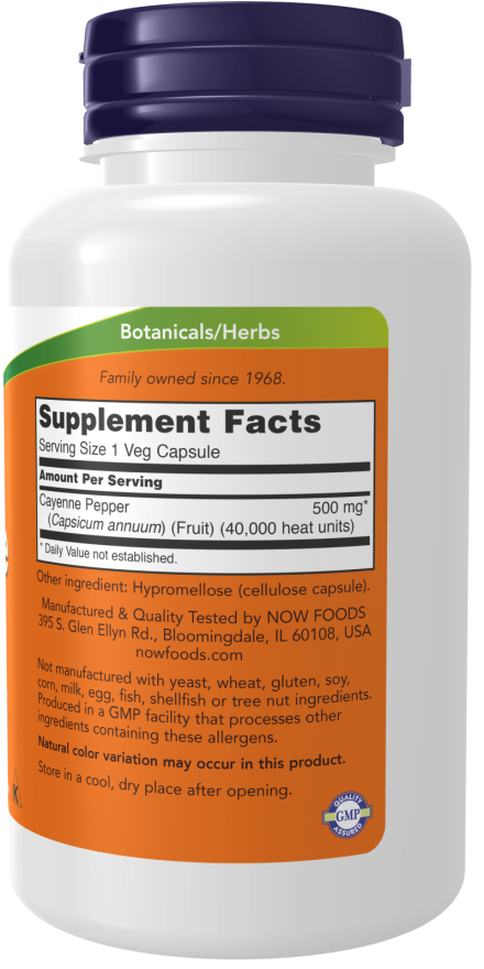 Cayenne 500 mg Veg Capsules