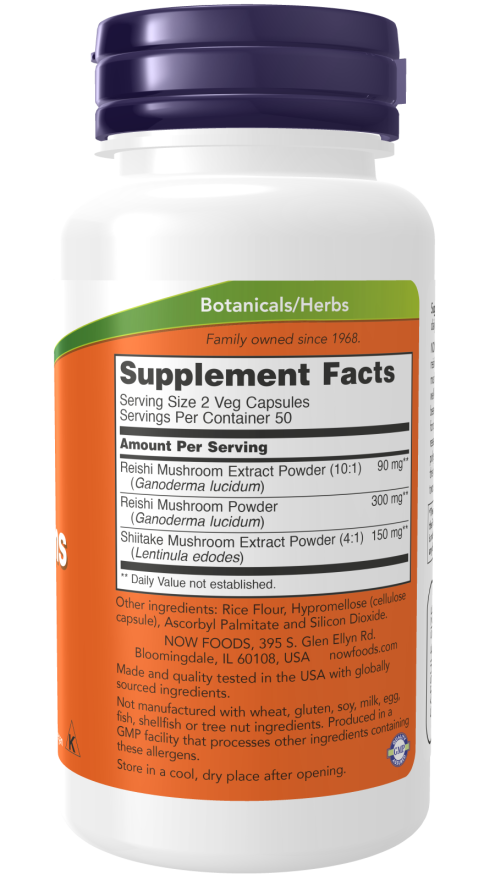 Rei-Shi Mushrooms 270 mg Veg Capsules