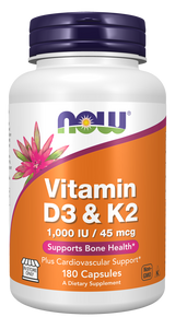 Vitamin D-3 & K-2 Capsules
