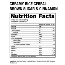 Creamy Rice Cereal