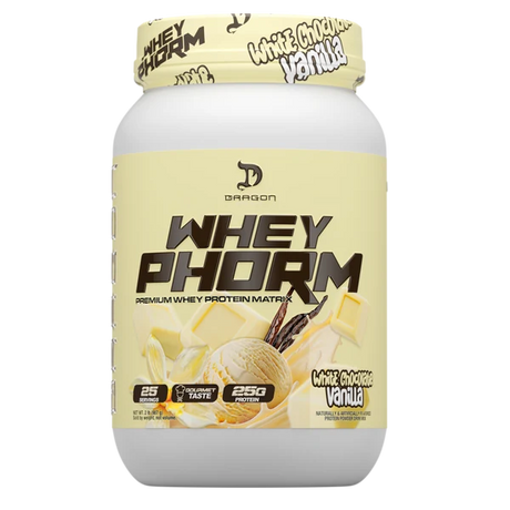 Dragon Pharma WheyPhorm White Chocolate Vanilla protein powder - Pittsburgh supplement store near me