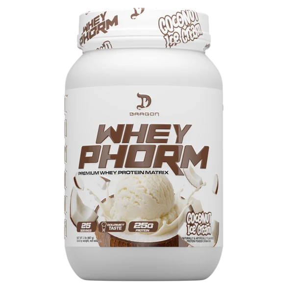 Dragon Pharma WheyPhorm Coconut Ice Cream protein - Commonwealth Nutrition Pittsburgh PA