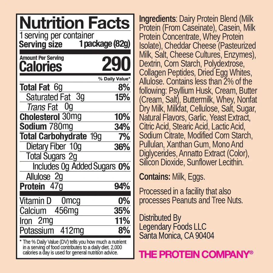 Legendary Foods Protein Mac & Cheese