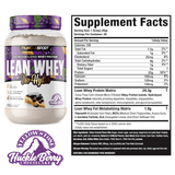 Lean Whey Iso Hydro Gourmet Protein 2LB
