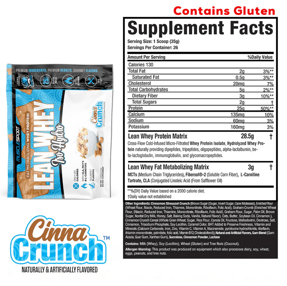 Lean Whey Single Serve Packets