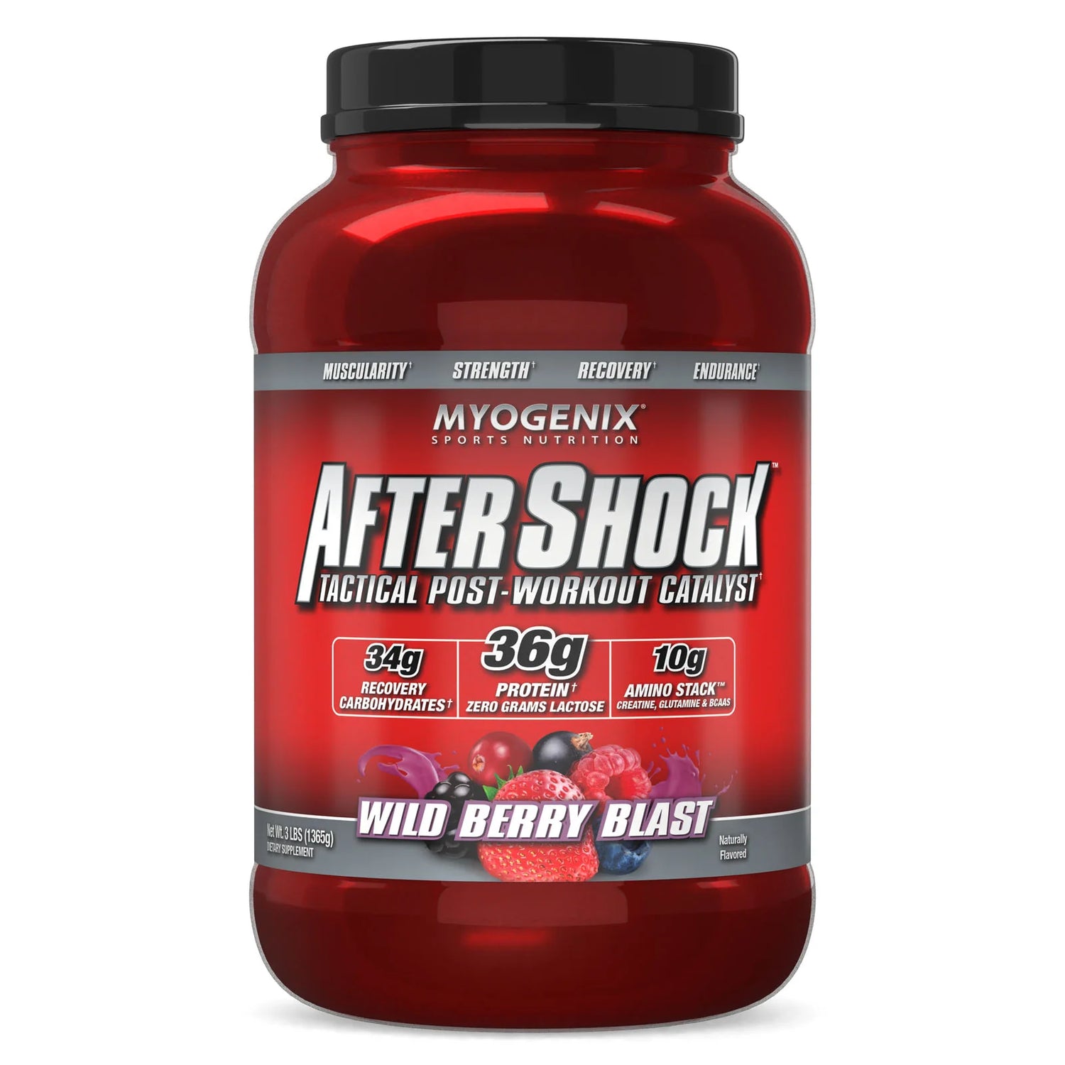 Aftershock Recovery is a powerful blend designed to accelerate your post-workout recovery. Combining fast-absorbing protein, glycogen-replenishing carbohydrates, and essential recovery ingredients, it helps you rebuild muscle and restore energy quickly.