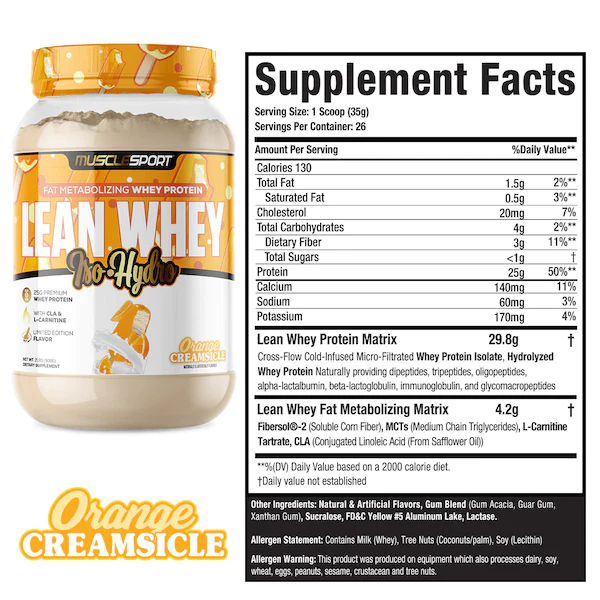 Lean Whey Iso Hydro Gourmet Protein 2LB