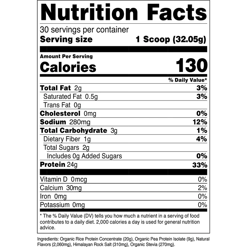 Transparent Labs  Organic Vegan
