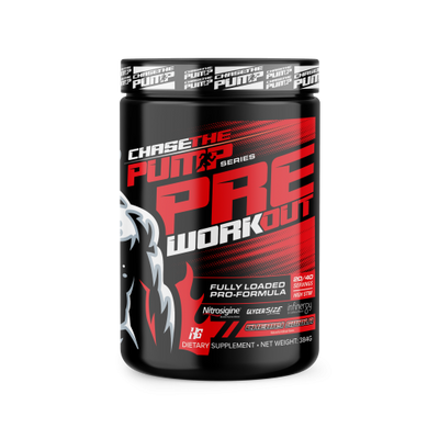 Chase the Pump Pre-Workout is the ultimate pre-workout supplement to help you get the energy and pumps you need for your next workout. Whether you’re training for a marathon, hitting the gym for the first time, or just trying to make it through your workday, Chase the Pump Pre-Workout will give you the boost you need to finish strong. Get ready to crush your goals with Chase the Pump Fully Loaded Pre.