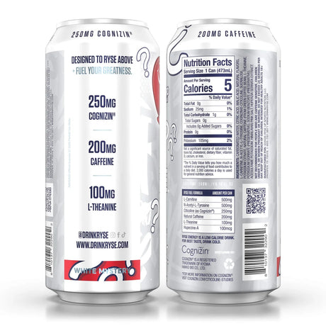 Ryse Energy Drinks