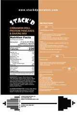 Stack'd Protein Pancakes