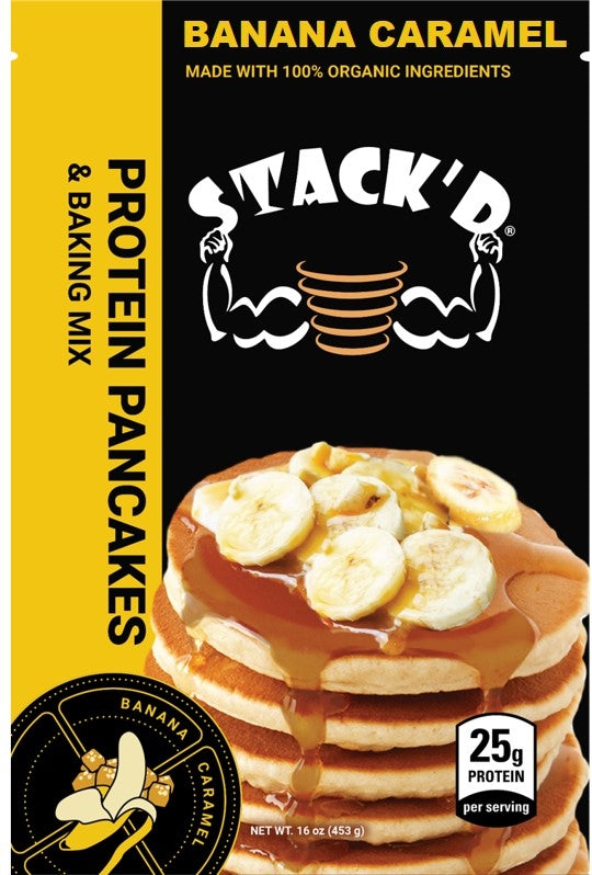 Stack'd Protein Pancakes