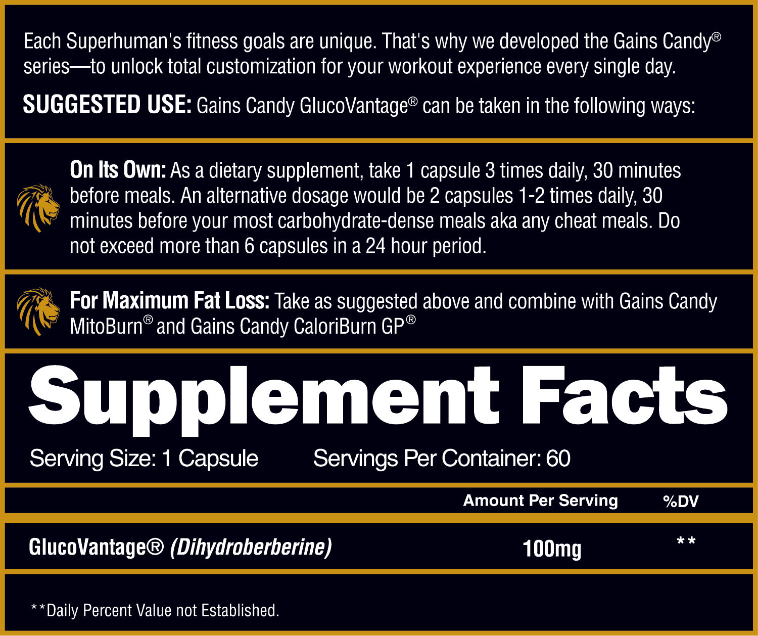 Gains Candy Glucovantage