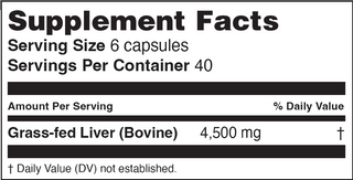 Ultra 40 Beef Liver Capsules