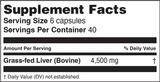 Ultra 40 Beef Liver Capsules