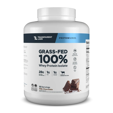 100% Grass-Fed Whey Protein Isolate 4 lbs