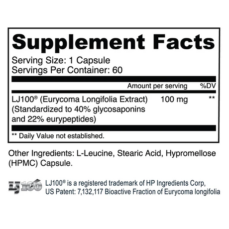LJ100 Tongkat Ali testosterone support - buy near Pittsburgh at Commonwealth Nutrition