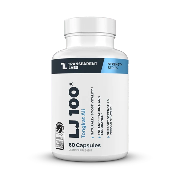 Transparent Labs LJ100 Tongkat Ali supplement - Pittsburgh nutrition store near me