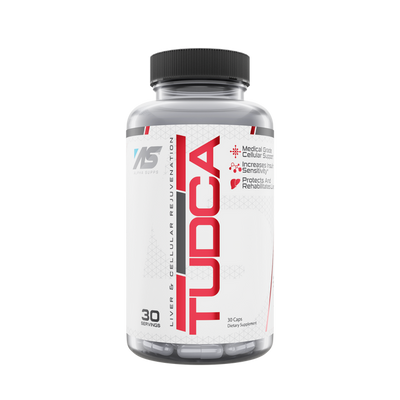 TUDCA has shown to be beneficial for liver health, which is why it is commonly used to support the body against any stress on the liver or liver bile duct.*  TUDCA is a water-soluble bile acid that is naturally produced in small amounts in the body and has a long history of usage in traditional medicine.*  TUDCA is often used to support a healthy flow of bile from the liver to the intestines as well as to support overall liver health, eye health, and blood glucose management.*