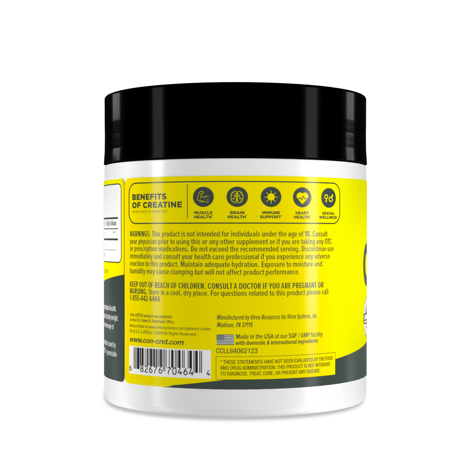 Injectable Creatine CON-CRĒT Creatine HCl Powder - Micro-Dosing Formula | Commonwealth ...