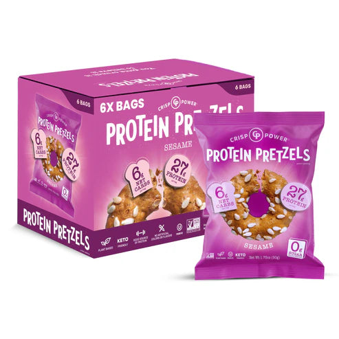 Crisp Power Protein Pretzels