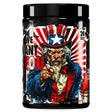  Souls 4 Sale Cherry Slushy pre-workout container on a gym bench, ready for an intense workout.